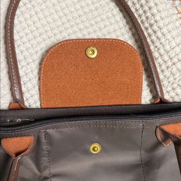 Brown Shoulder Bag -Tote *Leather Handles*  beautiful 👜 - Picture 7 of 9